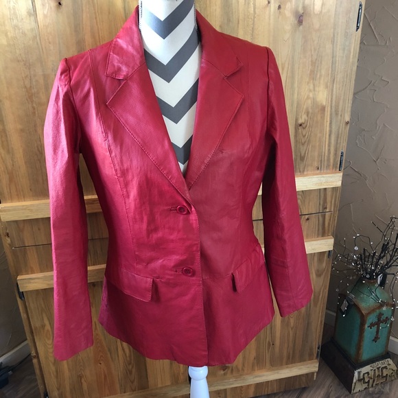 Vintage Chadwicks Jackets & Blazers - FUN 💥 Vintage Chadwick’s Leather Blazer Jacket